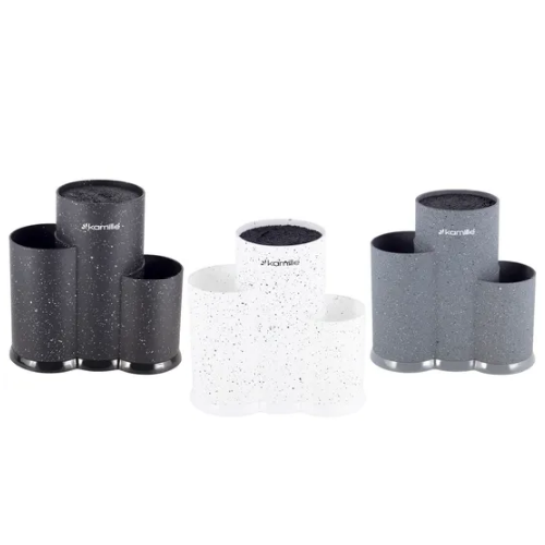 Підставка для ножів 22см (чорний,бiлий,коричн.,сiрий) 7608 KAMILLE Житомир