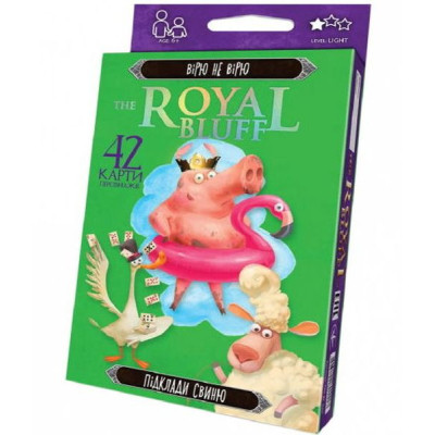 Настільна гра Danko Toys Вірю не вірю (The Royal Bluff) жовті, українська (RBL-01-02U) Вінниця - фото 1