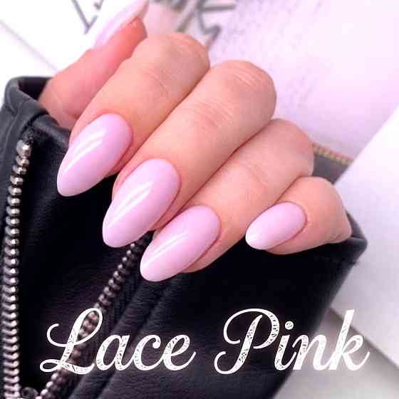 Гель для нарощення нігтів Польща Lace Pink (молочно-фіолетовий) 15мл Херсон