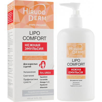 Крем для тіла Біокон Hirudo Derm Atopic Program Lipo Comfort 400 мл (4820160038127) Вінниця - фото 1