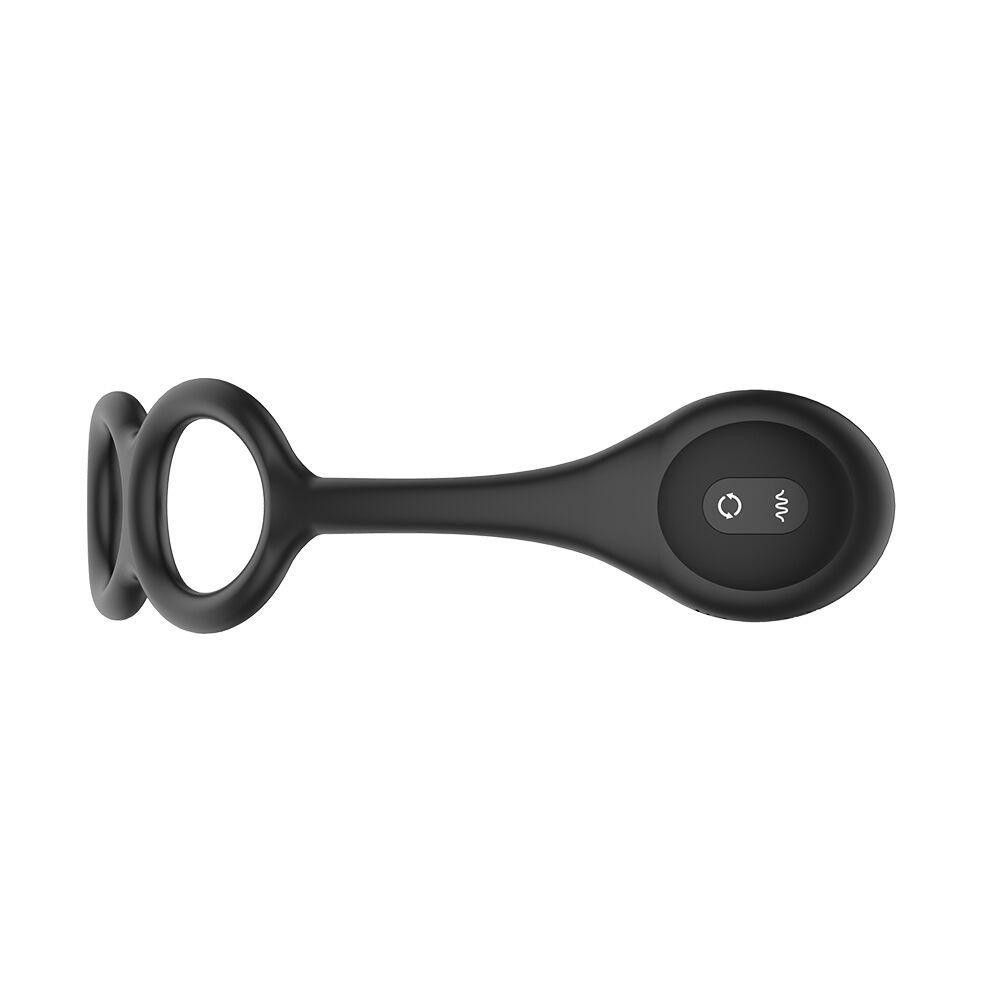 Анальная вибропробка Nexus Tornado Cock and Ball Ring вращение+вибрация, эрекционное кольцо, пульт Sex Aura Киев - изображение 8