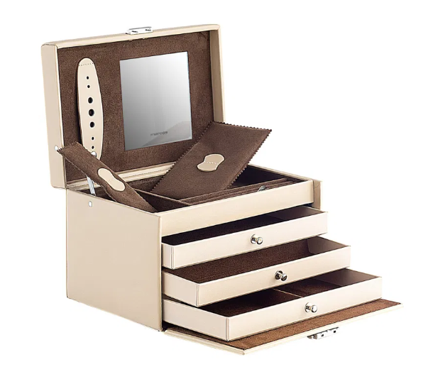 Скринька для коштовностей "Cordoba" на 4 віділення, бежево-коричнева, 24х15,5х15 см Рівне - фото 5