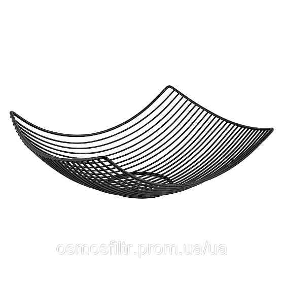 Корзина для фруктов Axentia чёрный 31x10x23 см 460 г (132766) Киев