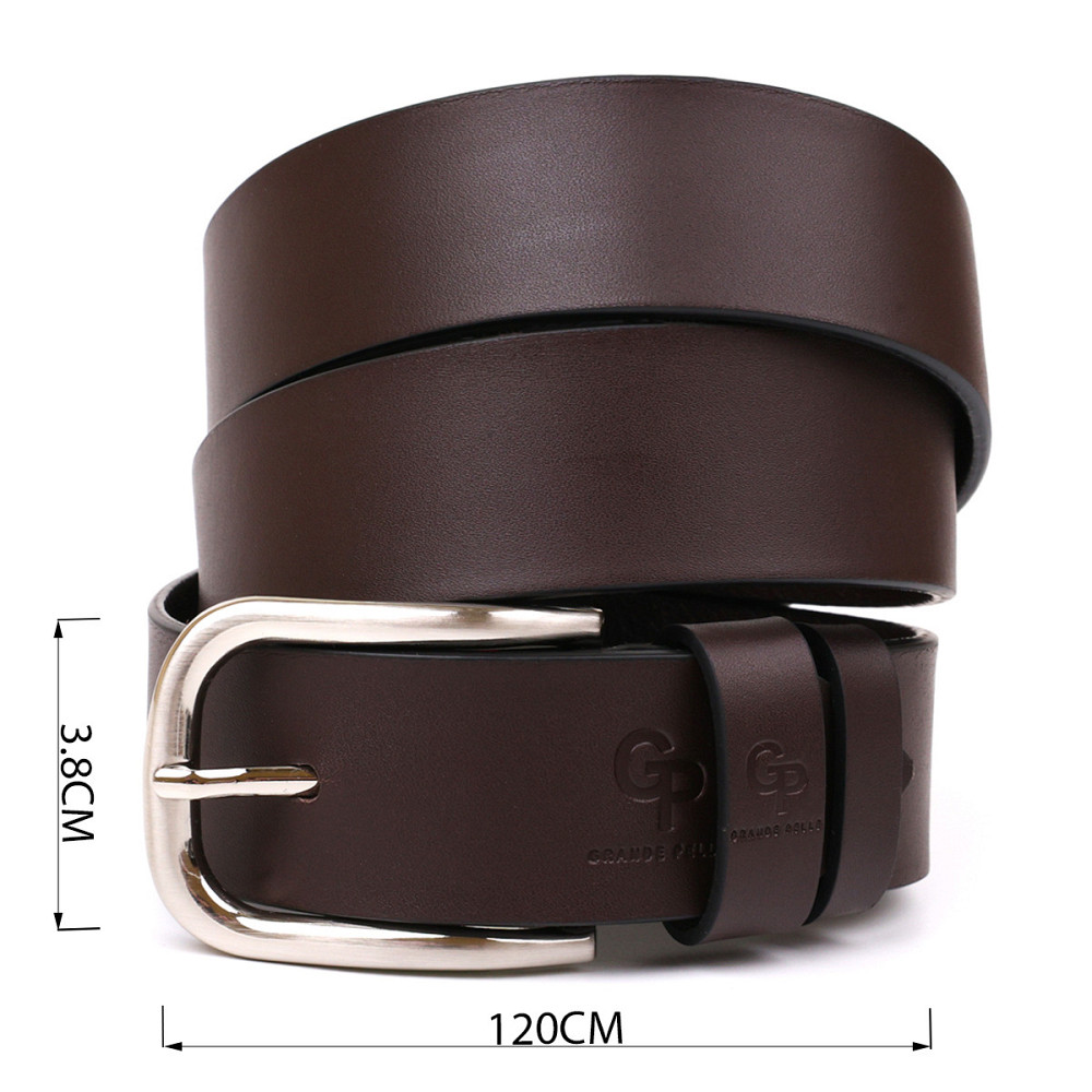 Ремень мужской под джинсы Коричневый (GRANDE PELLE) Киев - изображение 3