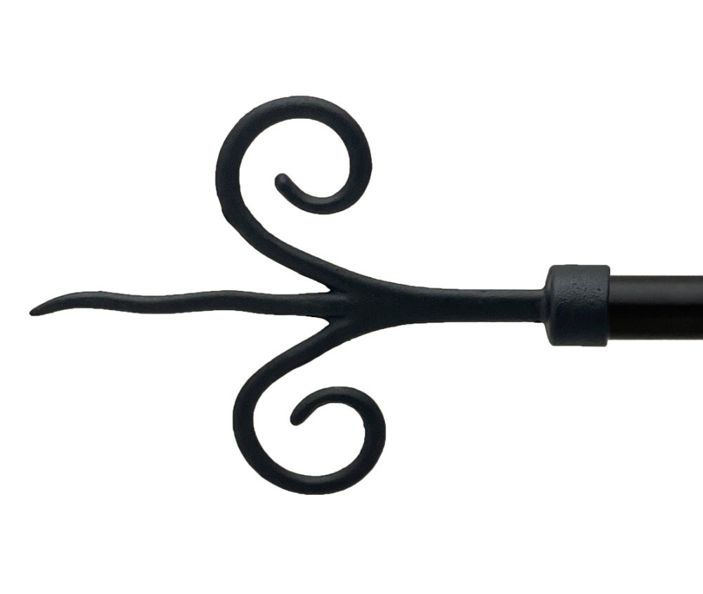 Закінчення для карнизу Orvit ФАНТАЗІЯ 16 мм ЧОРНИЙ ОКСАМИТ Львов - изображение 1