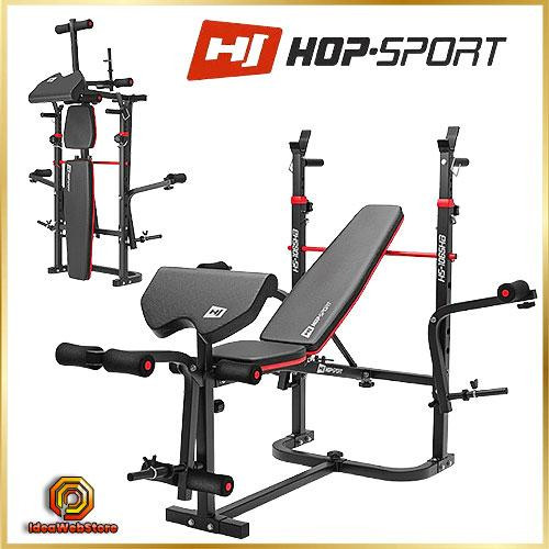 Лава універсальна для м'язів HS-1065HB Тренувальна лава та стійки, Професійна лава для жиму штанги Київ - фото 1