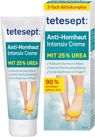 Tetesept Fußcreme Anti Hornhaut 25% Urea 75 ml Крем для ног против мозолей 25% мочевина Львов - изображение 1