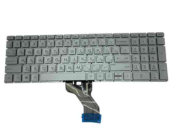 Клавиатура для ноутбука HP (15-dw0000) с подсветкой (Light), Silver, (No Frame) RU Вінниця