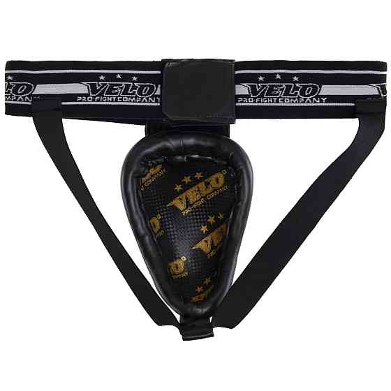 Защита паха (ракушка) для тайского бокса VELO VL-8499 размер S-XL черный Защита для боевых искусств Киев