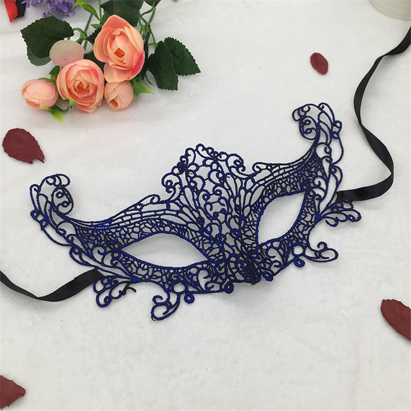 Карнавальна маска на очі one size синій Київ - фото 1