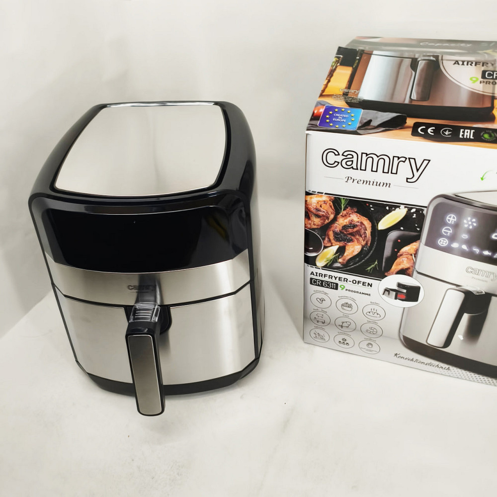 Мультипіч з автовідключенням Сamry СR-6311 5л 2500Вт, Потужна фритюрниця аерогриль JL-48 Львів - фото 10