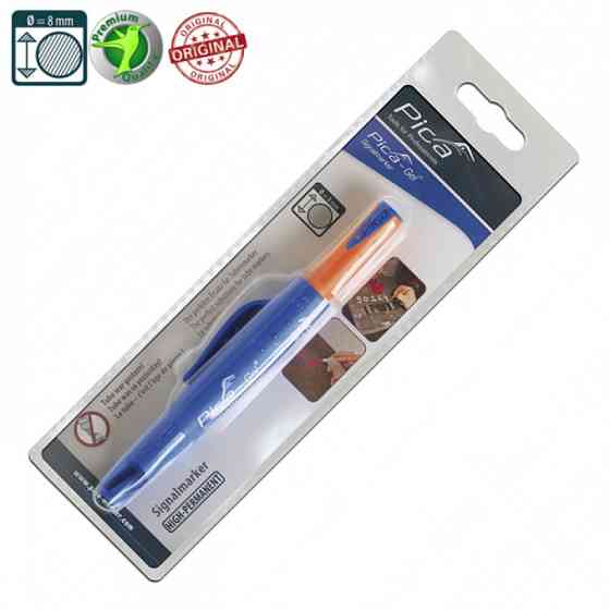 Маркер водо-термостійкий PICA GEL Signal marker синій 2-8 мм Одеса