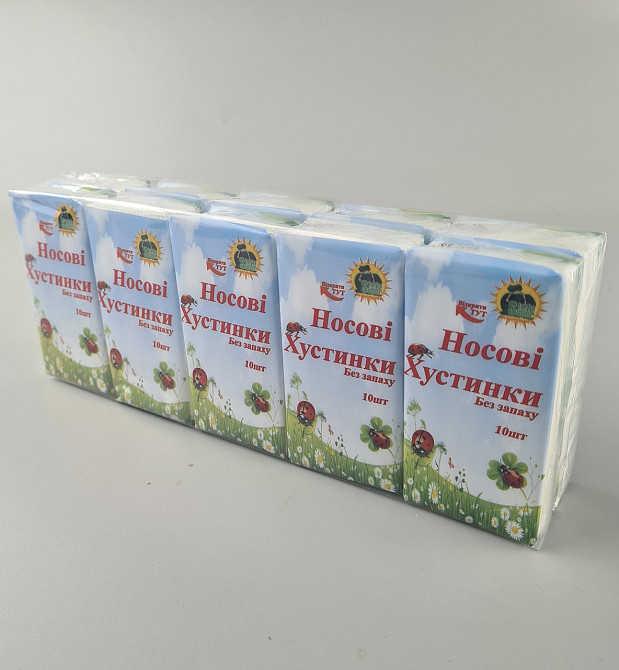 Бyажна хустка Супер Торба без запаху Сонечко (10 шт.) Харків - фото 1