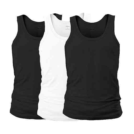 Набор мужских маек из хлопка Lans L 11.005 Микс, XL Киев