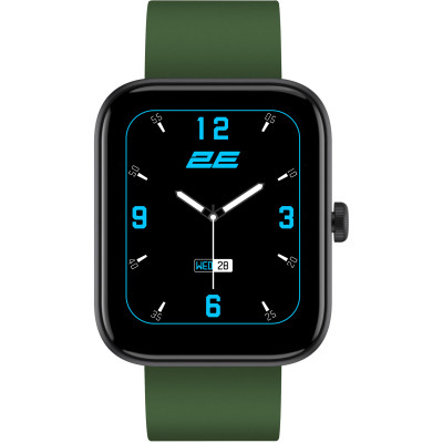 Смарт-часы 2E Alpha SQ Music Edition 46mm Black-Green + ремінець сірий (2E-CWW40BKGN-WS) Винница - изображение 9