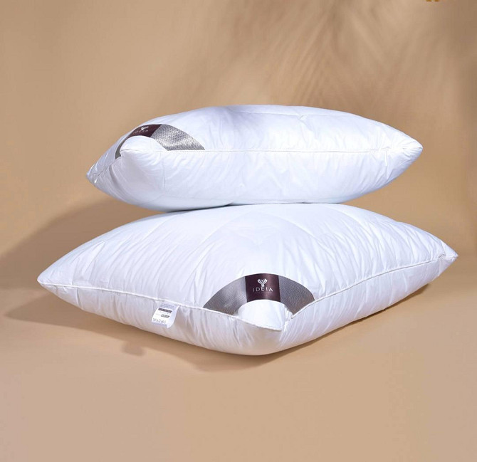 Подушка IDEIA Air Dream Premium белая 50х70 см два чехла с молнией (56860880) Черновцы - изображение 4