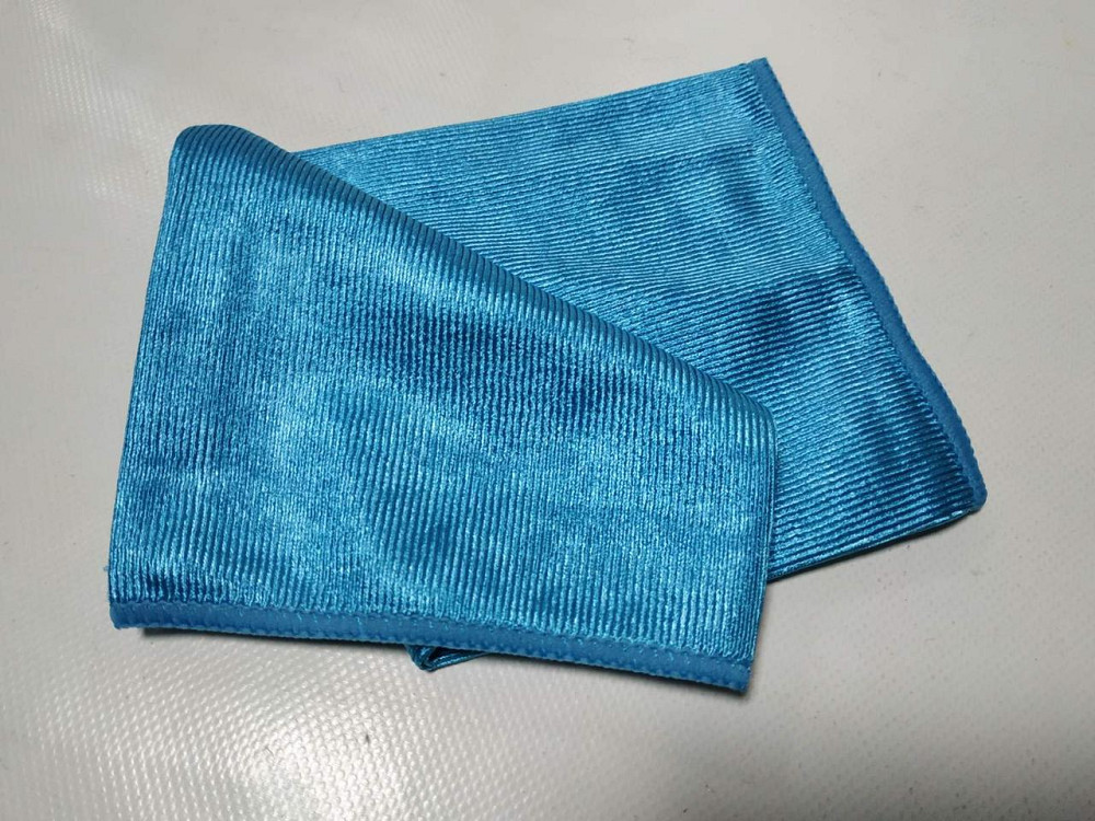 Тряпочка микрофибра для стекла VR-01L-G 30x40см синяя Винница - изображение 2