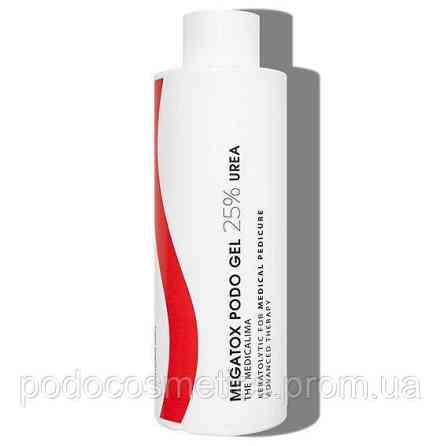 Кератолітик для педикюру гелевий MEGATOX PODO GEL з 25% сечовини 1л Одеса