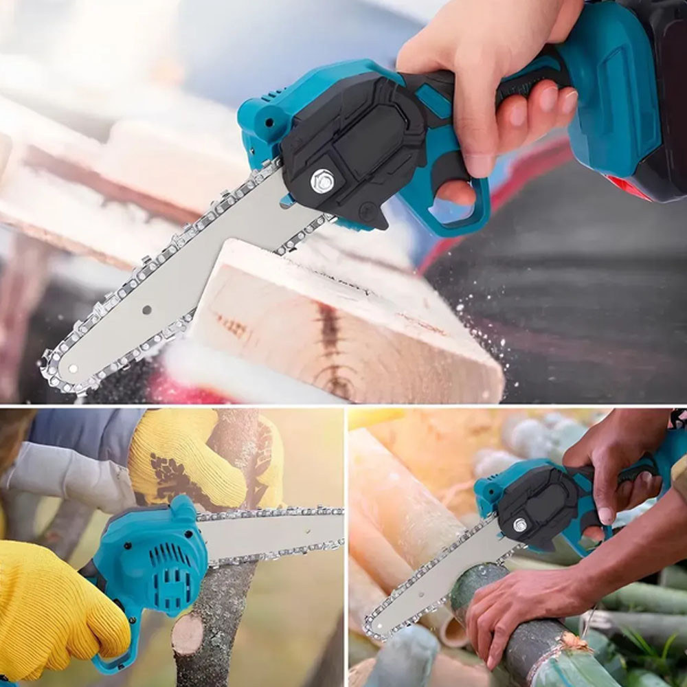 Акумуляторна ланцюгова пилка + садовий секатор 2 акумулятори,21V SBR Київ - фото 6