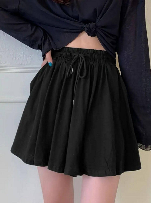 Жіноча зручна повсякденна спідниця-шорти міні  двонитка Одеса - фото 2