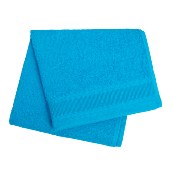 Полотенце махровое Ideal Textile с бордюром однотонное 360 г/м2 50х80 см (56860711) морський Черновцы