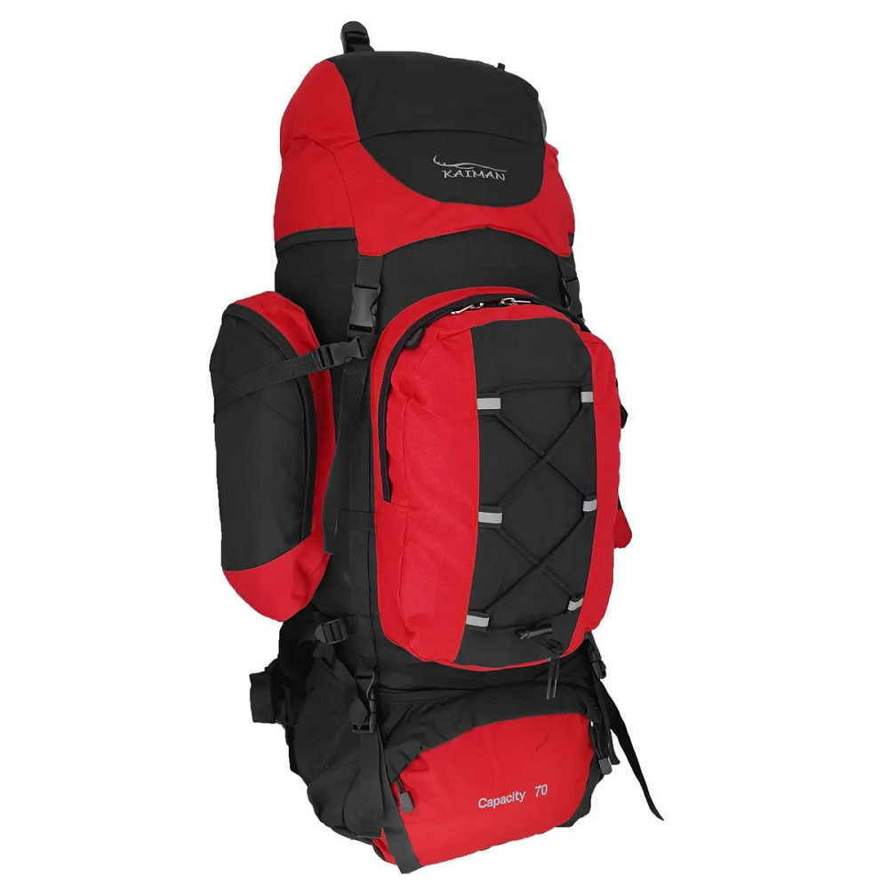 Рюкзак туристичний KAIMAN 70 л червоний Київ - фото 1
