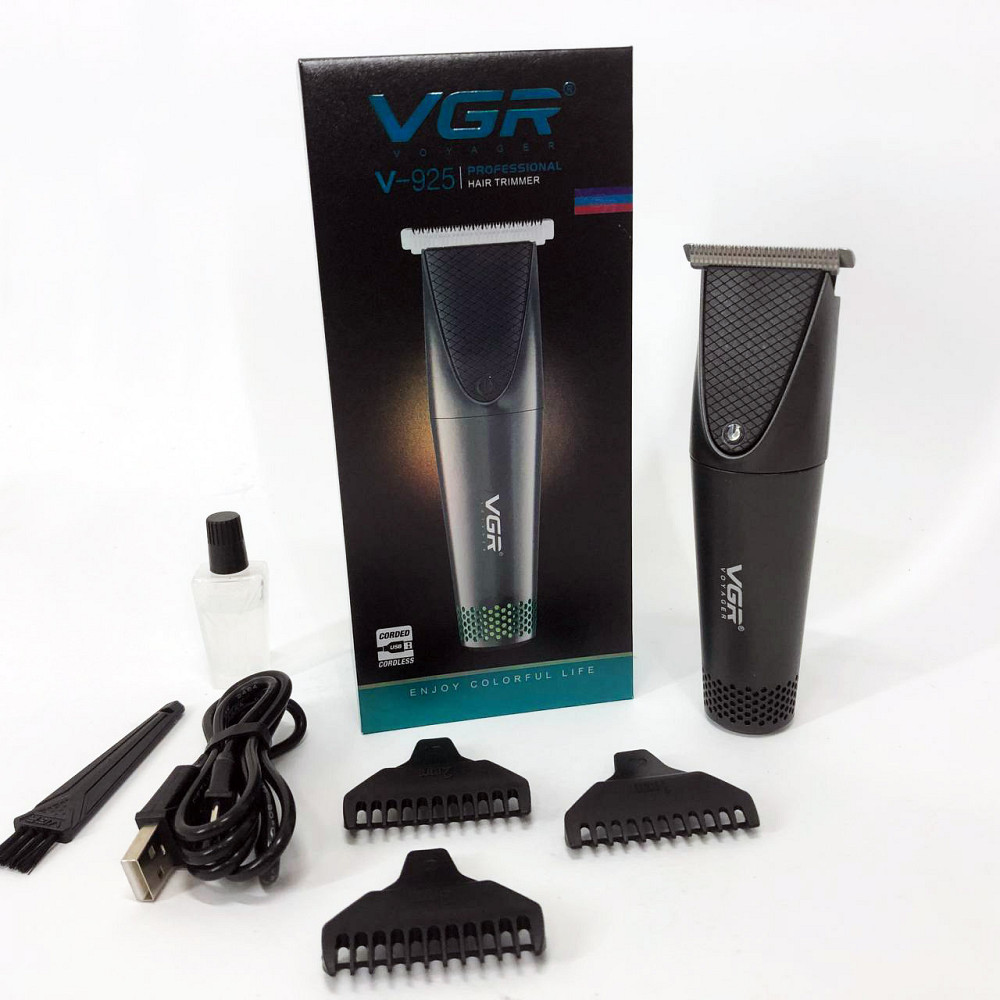 Тример для стрижки волосся потужний VGR V-925, Профі машинка для стрижки волосся Тример скронь EI-47 Івано-Франківськ - фото 10