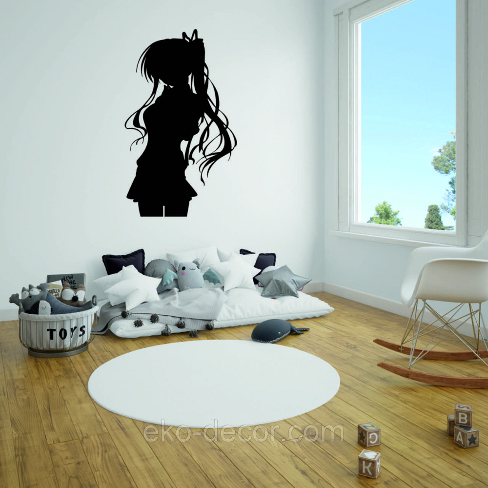 Декоративне настінне Панно «Дівчина» Декор на стіну 70*41 см, Чорний Київ - фото 7