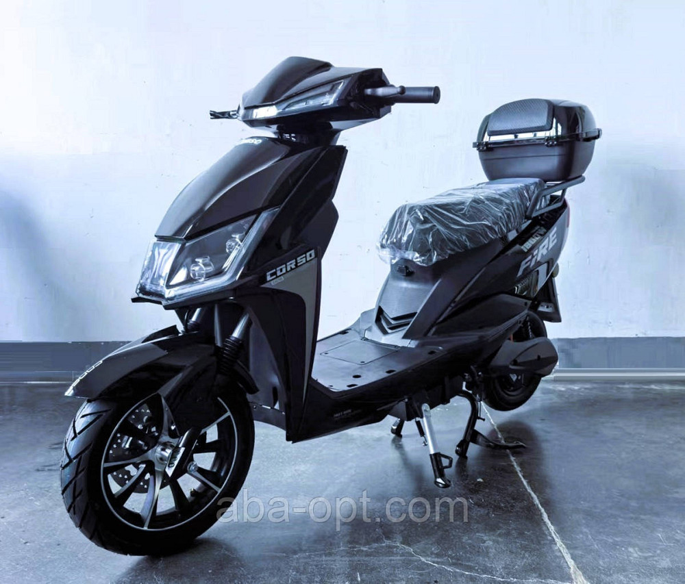 ЕЛЕКТРОСКУТЕР CORSO Fire FR 1800W-72V-32Ah Grafen шини 90/80-12"/10" купити дешево в Україні Одеса - фото 3