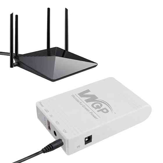 Источник бесперебойного питания для роутера UPS103C (16000 мАч) Киев