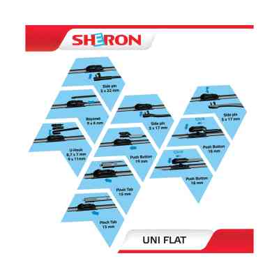 Щітка склоочисника Sheron 600 мм Uni flat (000669) Вінниця