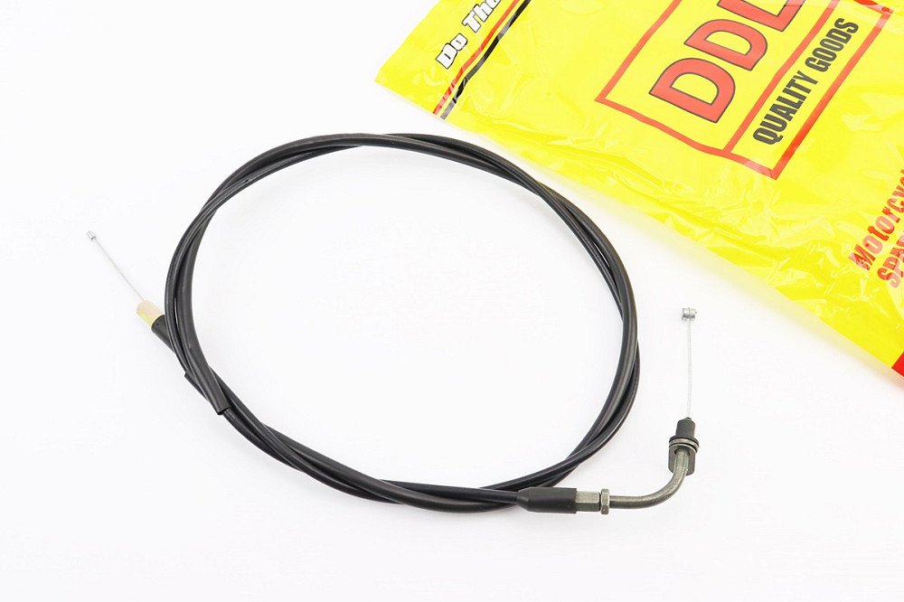 Трос газу Yamaha JOG (наконечник з внутрішнім різьбленням) (трос 161см; кожух 149см) Київ - фото 1