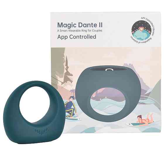Ерекційне віброкільце Magic Motion Dante II, керування за допомогою смартфона Sex Aura Київ