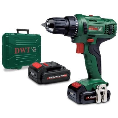 Шуруповерт акумуляторний DWT ABS-12 L-2 BMC 12V 0-380-1250об/хв з АКБ і ЗП в компл Коломия - фото 2