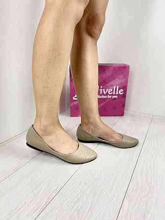 Nivelle Балетки жіночі NIVELLE 1267 капучіно дракон (весна-осінь, шкіра натуральна) (3448) Коломия