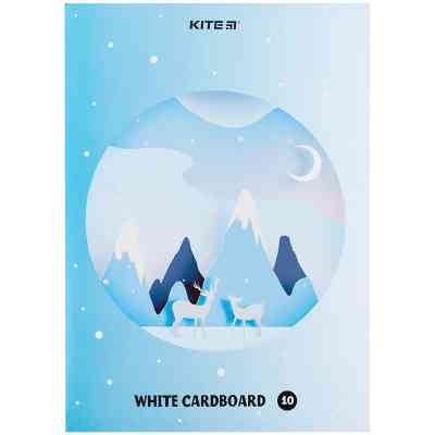 Белый картон Kite A4 10 листов (K24-1254) Винница