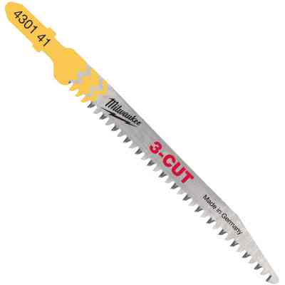 Полотно Milwaukee для лобзика T234X 3CUT, 91 мм/ шаг зуба 2,5 мм, 5шт, древесина, чистый рез (4932430141) Винница