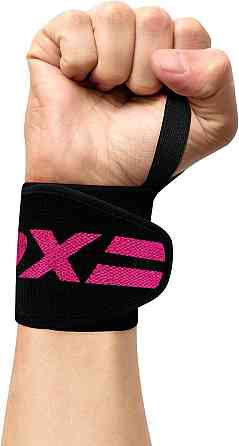 Бинти для зап'ястя (кистьові бинти) RDX W2 Gym Wrist Wraps Pink Pro Кам'янське
