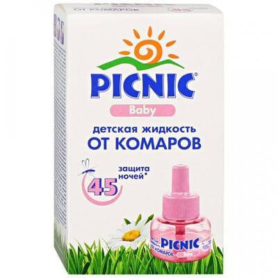 Рідина від комарів для електрофумігаторів 45 ночей PICNIC Baby Харків - фото 2