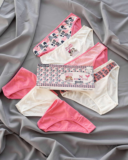 Набір жіночих трусиків 7 шт Nicoletta 713088 XXL Київ - фото 1