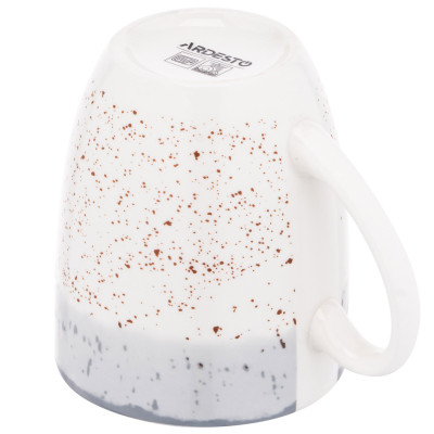 Чашка Ardesto Siena, 360мл, порцеляна, біло-сірий (AR2936SW) Вінниця - фото 10