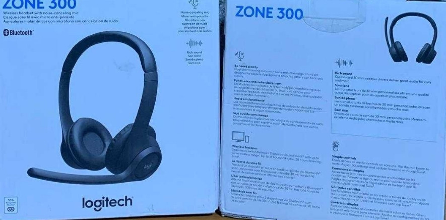 Наушники с микрофоном Logitech ZONE 300 Midnight Black. Киев - изображение 1