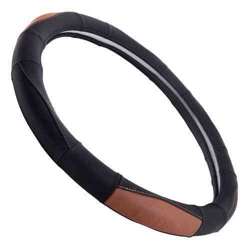 Чохол на кермо VLOD-L285 L чорний-коричневий перфорована шкіра з боковинами Харків