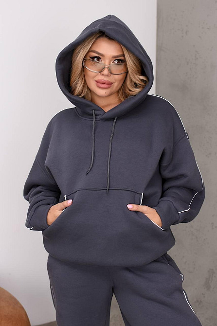 Жіночий теплий костюм з капюшоном Одеса - фото 3