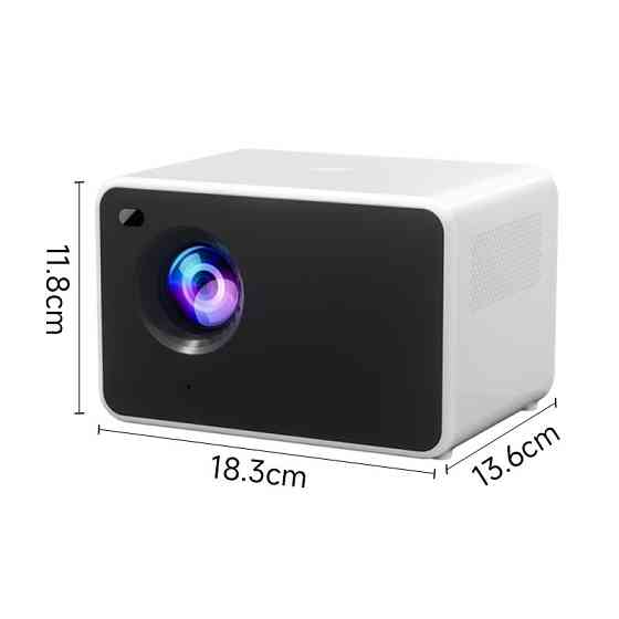 Мініпроєктор WOOPKER WP-P2 Full HD 1920×1080, 4K, HDMI, USB, Wi‑Fi 2,4/5 ГГц, Bluetooth 5.0, CN-версія Київ