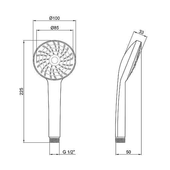 Лійка для душу Kroner KRM - C718 Київ