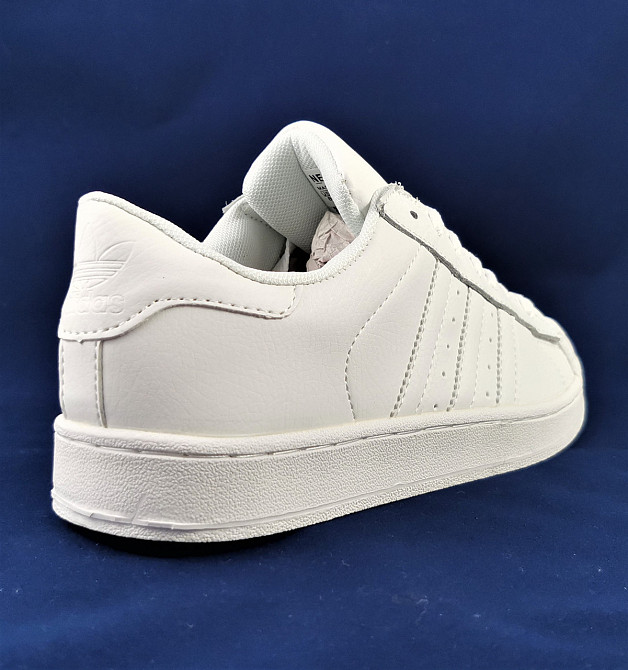 Кросівки Adidas Superstar Білі Чоловічі Адідас Суперстар (розміри: 43,44) Відео Огляд Дніпро - фото 6