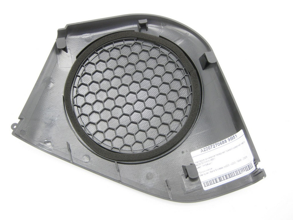 Mercedes-Benz  A2207270688 9B51 Накладка динаміка передньої правої дверної карти колір антрацит S-Class W220 Одеса - фото 3