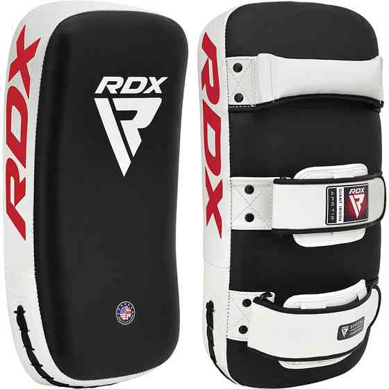Пади для тайського боксу RDX T1 Curved Thai Kick Pad White  (1 шт.) Каменское