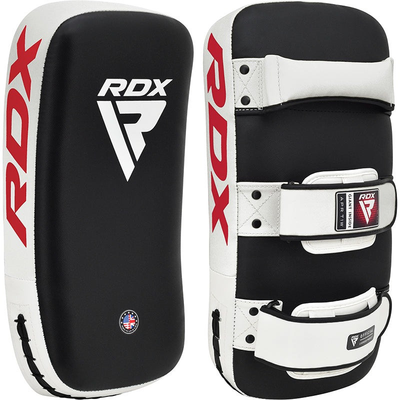 Пади для тайського боксу RDX T1 Curved Thai Kick Pad White  (1 шт.) Каменское - изображение 1